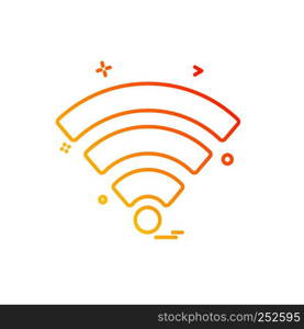 Wifi icon design vector