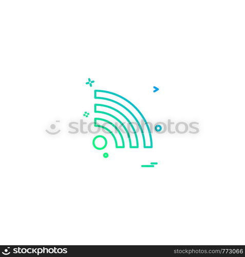 Wifi icon design vector