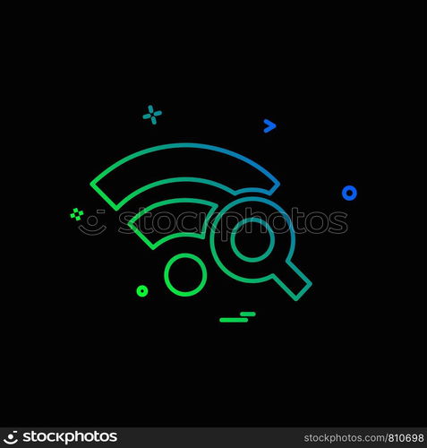 Wifi icon design vector