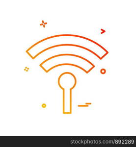 Wifi icon design vector