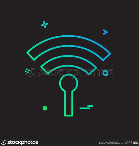 Wifi icon design vector