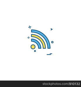 Wifi icon design vector