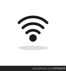 Wifi icon on white background. High speed. Internet communication. Vector illustration. stock image. EPS 10.. Wifi icon on white background. High speed. Internet communication. Vector illustration. stock image.