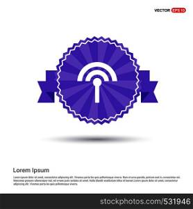 Wifi icon - Purple Ribbon banner