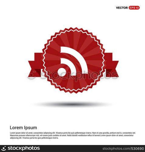 wifi icon - Red Ribbon banner