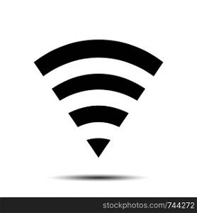 WiFi icon, WiFi vector icon. WiFi icon, WiFi vector icon in flat design