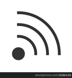 Wifi icon. Wireless internet connection illustration symbol. Sign  signal router vector neumorphism.