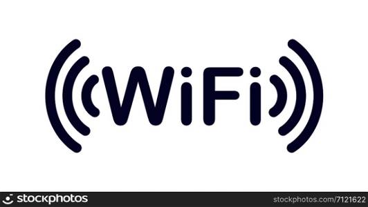 WiFi. Information icon about access to the wireless Internet