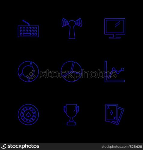 wifi , internet , connectivity , pie chart , network , coins , graph , infrared , icon, vector, design, flat, collection, style, creative, icons