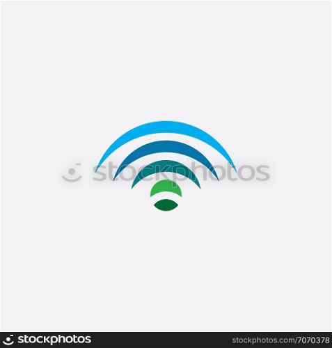 wifi logo design element icon vector design