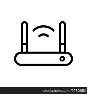 wifi Router line icon