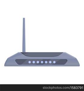 Wifi router modem icon. Cartoon of wifi router modem vector icon for web design isolated on white background. Wifi router modem icon, cartoon style