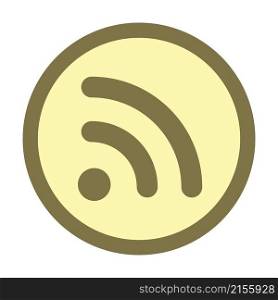 wifi signal circle icon