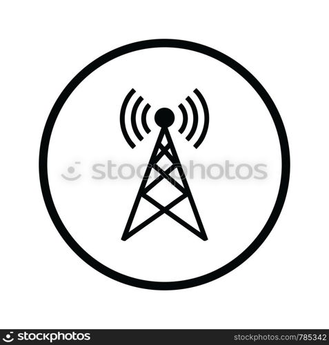 Wifi, wireless, internet signal icon logo template