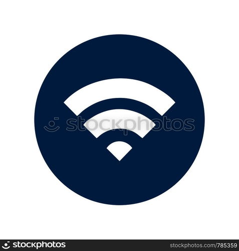 Wifi, wireless, internet signal icon logo template