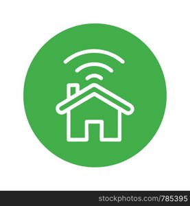 Wifi, wireless, internet signal icon logo template