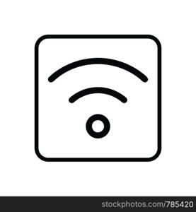 Wifi, wireless, internet signal icon logo template