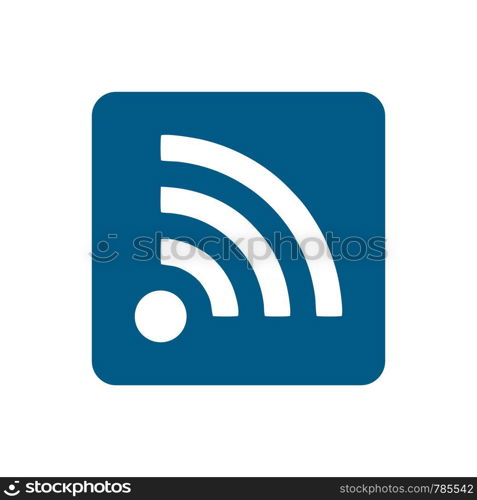 Wifi, wireless, internet signal icon logo template