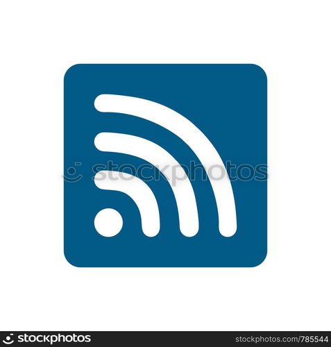 Wifi, wireless, internet signal icon logo template