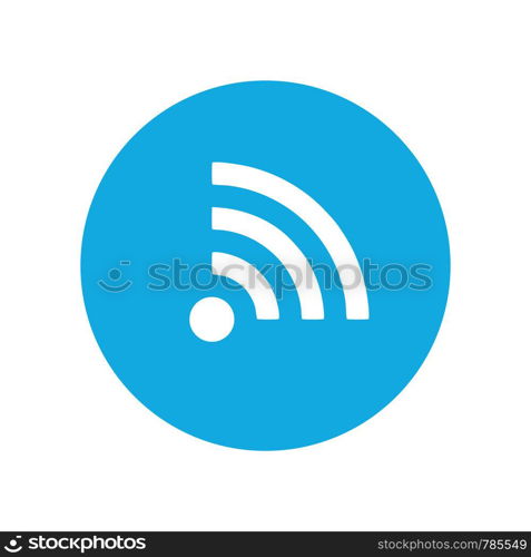 Wifi, wireless, internet signal icon logo template