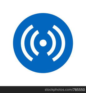 Wifi, wireless, internet signal icon logo template