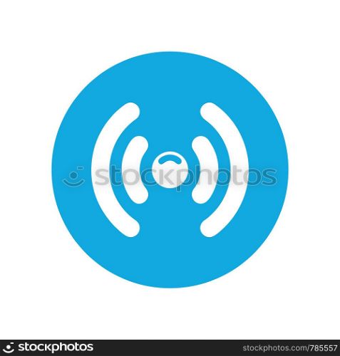 Wifi, wireless, internet signal icon logo template