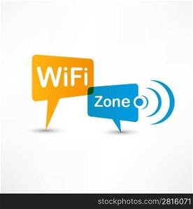 WiFi Zone speech bubbles