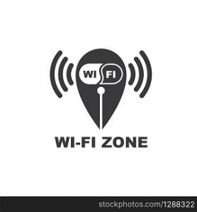 wifi zone vector illustration icon design