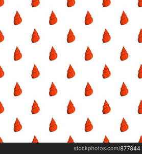 Wild shell pattern seamless vector repeat for any web design. Wild shell pattern seamless vector