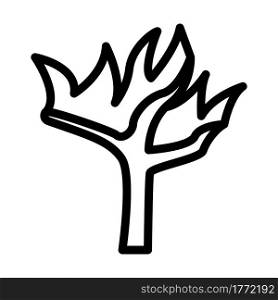 Wildfire Icon. Bold outline design with editable stroke width. Vector Illustration.