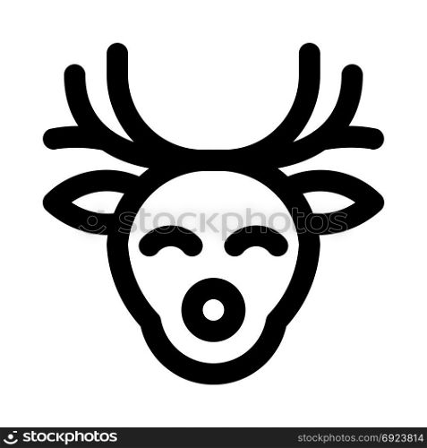 wildlife reindeer head
