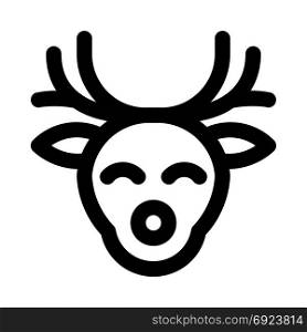 wildlife reindeer head