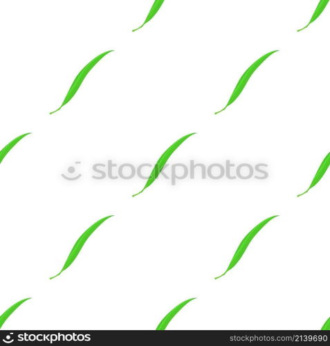 Willow leaf pattern seamless background texture repeat wallpaper geometric vector. Willow leaf pattern seamless vector
