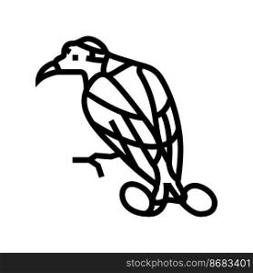wilsons bird of paradise bird exotic line icon vector. wilsons bird of paradise bird exotic sign. isolated contour symbol black illustration. wilsons bird of paradise bird exotic line icon vector illustration