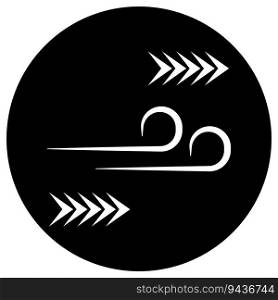 wind direction icon vector template illustration logo design