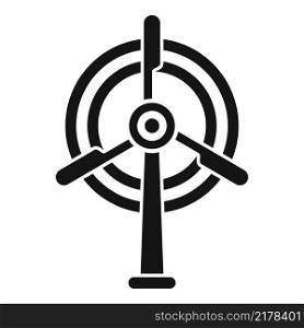 Wind energy icon simple vector. Climate warming. Eco factory. Wind energy icon simple vector. Climate warming