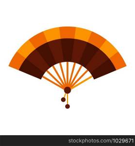 Wind hand fan icon. Flat illustration of wind hand fan vector icon for web design. Wind hand fan icon, flat style