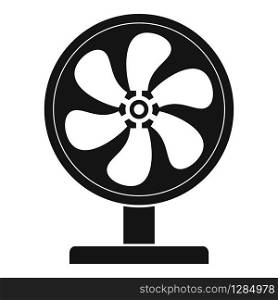 Wind home fan icon. Simple illustration of wind home fan vector icon for web design isolated on white background. Wind home fan icon, simple style