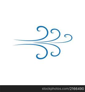 Wind icon logo free vector