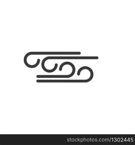 wind icon logo vector illustration design