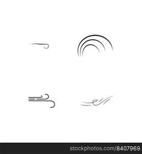wind logo stock illustration design