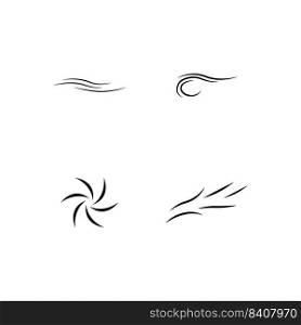 wind logo stock illustration design