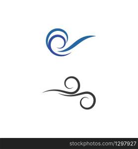 Wind Logo Template vector symbol nature