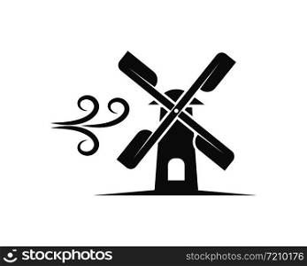 wind mill icon vector illustration design