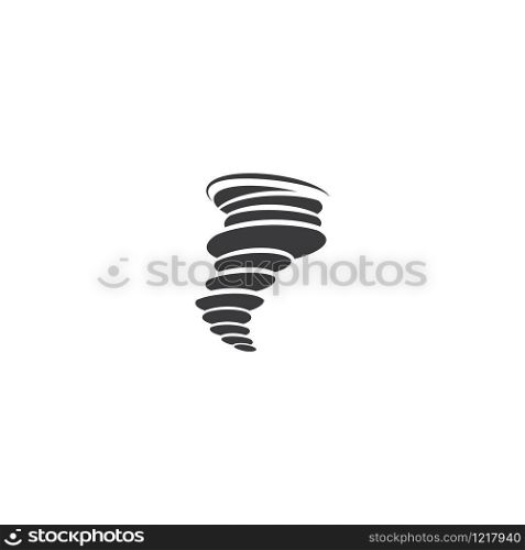 Wind tornado logo vector illustration flat design