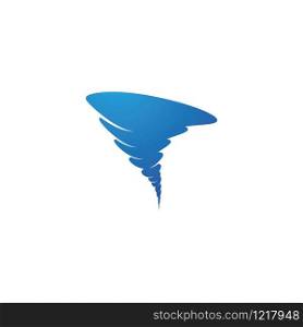 Wind tornado logo vector illustration flat design