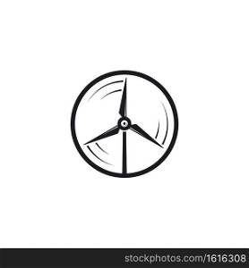 wind turbine icon vector illustration design template web