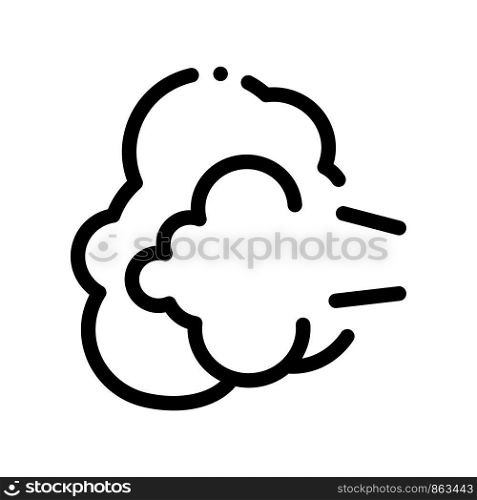 Windiness Gaz Symptomp Of Pregancy Vector Icon Sign Thin Line. Gaseous Distention Woman Symptomp Of Pregancy Pictogram. Characteristic And Diagnosis Of Future Mother Monochrome Contour Illustration. Windiness Gaz Symptomp Of Pregancy Vector Icon