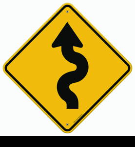 Winding Road Sign