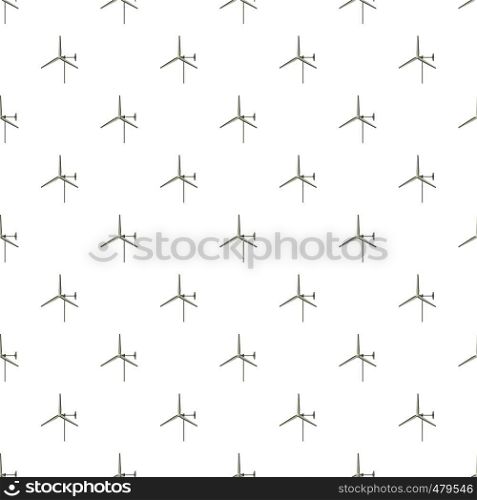 Windmill for electric power production pattern seamless repeat in cartoon style vector illustration. Windmill for electric power production pattern